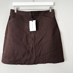 NEW 41 Hawthorn Chocolate Brown Mini Skirt